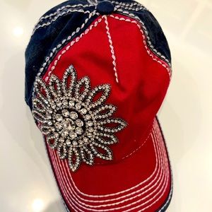 Olive & Pique embellished Baseball Hat.